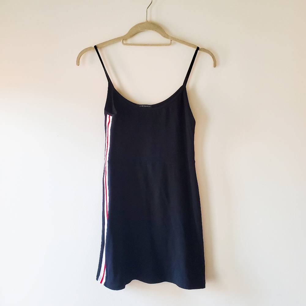 Black mini dress
